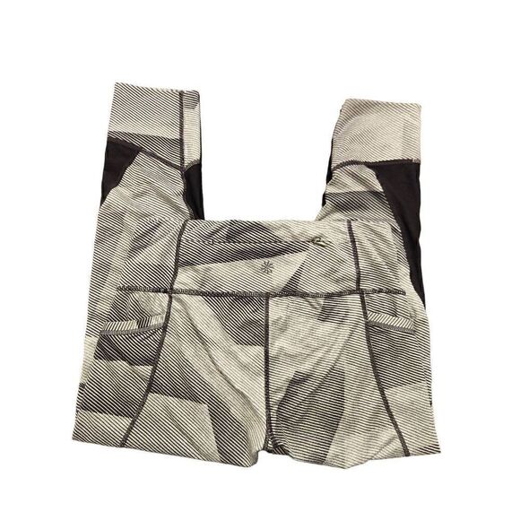 Athleta Zip Pocket 7/8 legging gray/black Size small poly/lycra - Picture 12 of 13